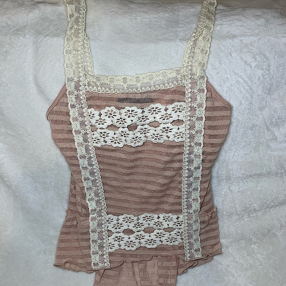 Floral and stripped flowy top